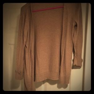 BOGO Gap tan cuffed cardigan with buttons